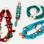Turquoise & Coral Necklaces